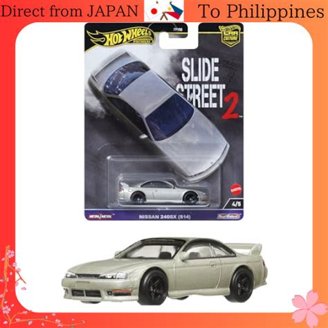 Hot Wheels Car Culture Slide Street Nissan 240SX S14 Vehicle Toy Mini Car For Ages 3 And Up