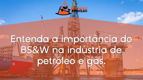 Entenda a importância do BS W na indústria de petróleo e gás