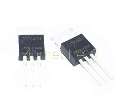 5pcs IRF640N IRF640 MOSFET N CH 200V 18A TO 220 EBay