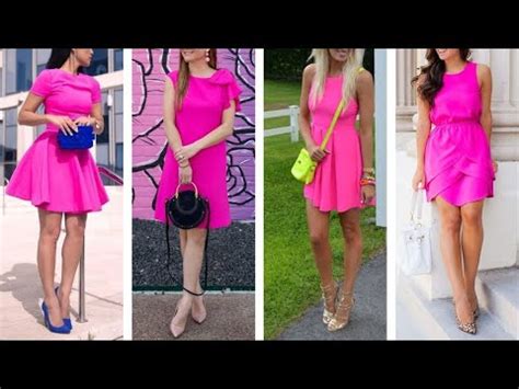 Descubre C Mo Combinar Un Vestido Fucsia Corto Asombrosas Ideas De