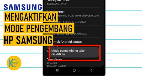 Cara Mengaktifkan Mode Pengembang Di Hp Samsung Developer Mode