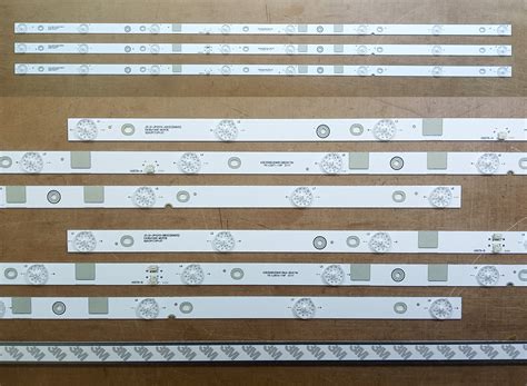 8-led 6V 828mm 43" JS-D-JP4310-A81EC, JS-D-JP4310-B81EC E43DU1000 MCPCB ...
