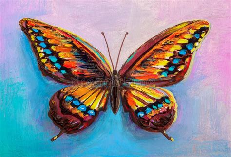 Abstract Painting Butterfly Stock Illustration - Illustration of ...