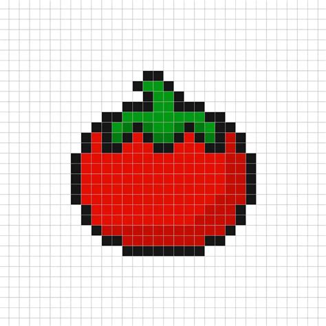 How to Make a Pixel Art Tomato - Mega Voxels