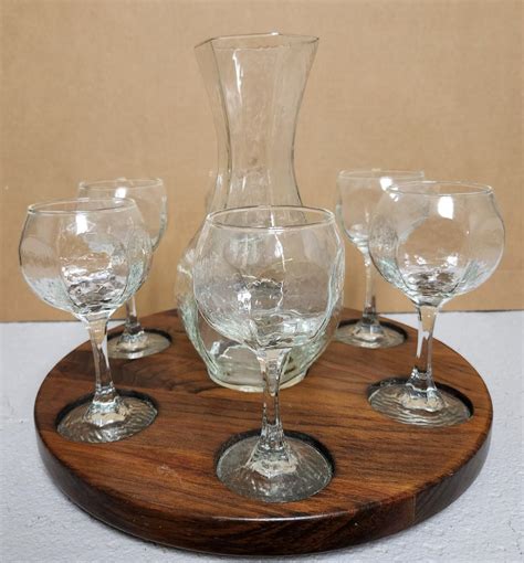 Vintage Wine Set With Holder