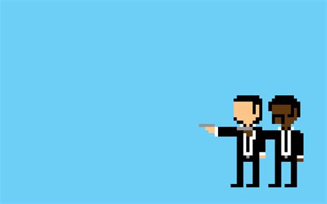 Fond d écran Pulp Fiction Pixel art Minimalisme films Fond simple