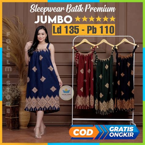 Jual Daster Yukensi Jumbo LD 130 140 Batik Pekalongan Asli Rayon