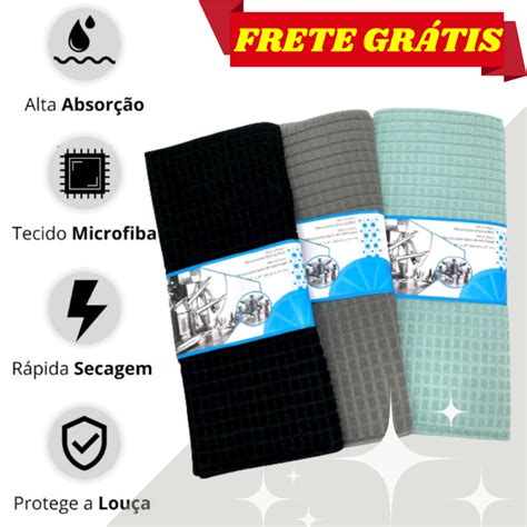 Tapete Escorredor De Louça Super Absorvente Microfibra Silicone