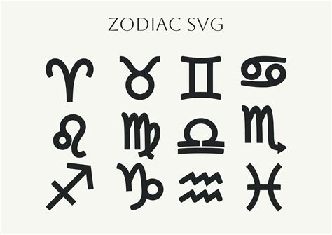 Zodiac Silhouette Graphic by Tímea Herczeg · Creative Fabrica