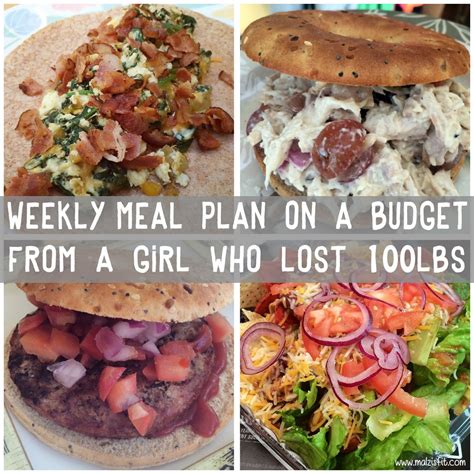 Weekly Meal Plan #1 on a Budget | Week meal plan, Healthy meal plans, Meals for the week