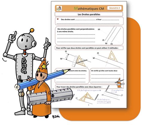 Exercices Droites Paralleles Et Perpendiculaires Cm La Galerie