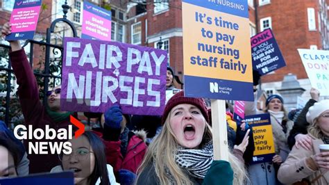 UK Nurses Begin Historic Nationwide Strike In Bitter Pay Dispute YouTube