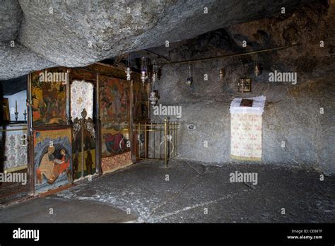 Patmos: Holy Cave of the Apocalypse Stock Photo - Alamy