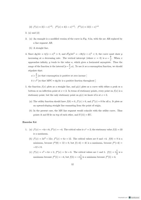 Mathematical Economics Alpha Chiang Solution Manual 2
