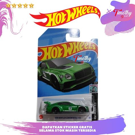 Hot Wheels Bentley Continental GT Rally Hijau HW Modified Lazada Indonesia