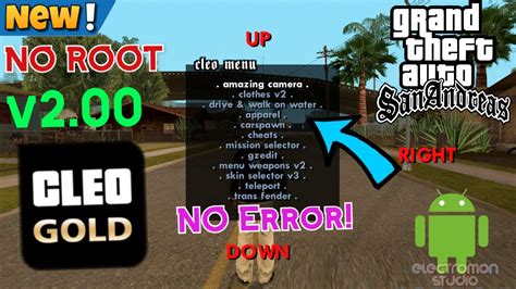 Install Cleo Mods Cheats Without ROOT In V2 00 No Crash GTA SA