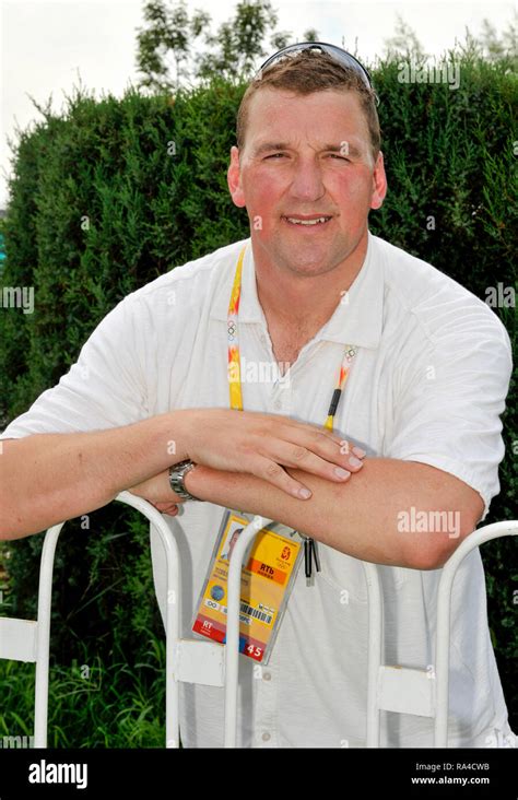 China sir matthew pinsent at the 2008 olympic regatta hi-res stock