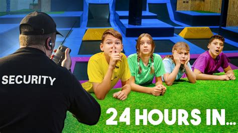 Ivan Hour Overnight In Trampoline Park Youtube