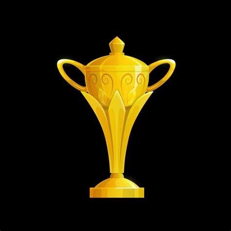 Golden cup vector icon of game interface design 23498074 Vector Art at ...