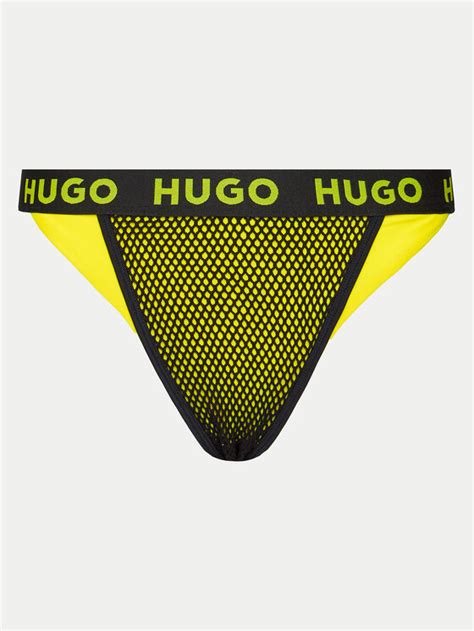 Hugo Dół od bikini Hazel 50515336 Żółty Modivo pl