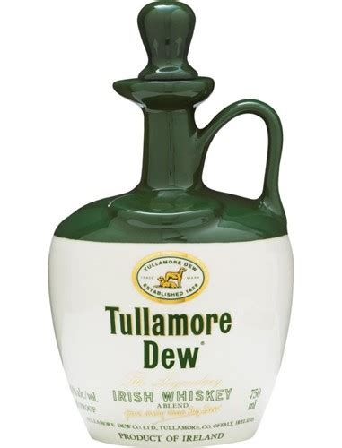 Tullamore Dew Irish Whiskey Ceramic Crock Buy Online Max Liquor for Sale