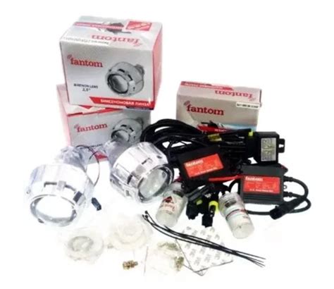 Линзы биксеноновые комплект ксенона H1 fantom 5000K (ID#900395184 ...