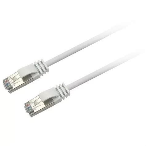 Textorm Câble RJ45 CAT6 F UTP Blanc 2 m Cable Ethernet Top Achat