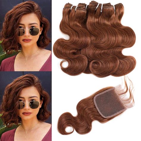 Amazon XCCOCO 10A Short Bob Body Wave Hair 4 Bundles With Closure