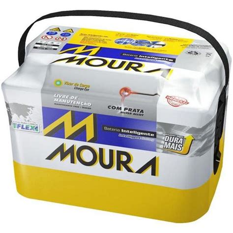 Bateria Automotiva Moura M60AD Selada 60 Amperes Positivo Direito