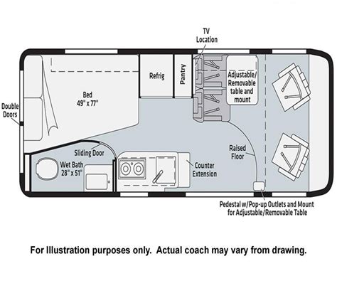 Winnebago Travato 59g Floor Plan Floorplansclick