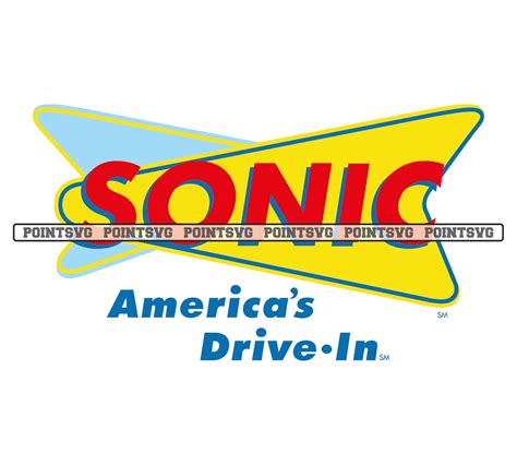 Sonic Logo Restaurant Svg Png | Etsy