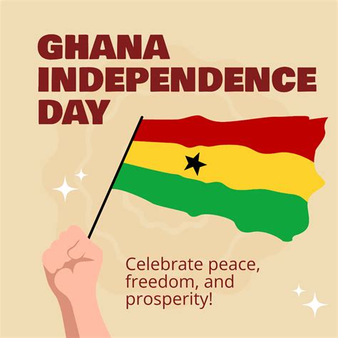 Free Ghana Independence Day Instagram Post Template - Edit Online ...