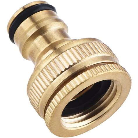 Jardim Torneira Adaptador De Montagem Bronze Ouro Universal Mangueira