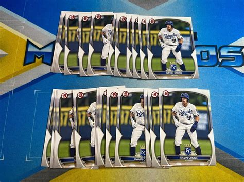 2023 Bowman BP 109 Gavin Cross Kansas City Royals Lot Of 29 EBay