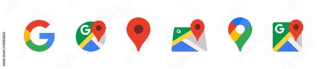 Google Maps - popular icon map app. Vector. editorial illustration ...