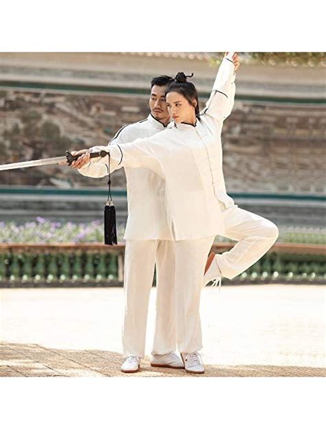 Buy Ksua Kung Fu Uniform Chinese Traditional Tang Suit Cotton Long