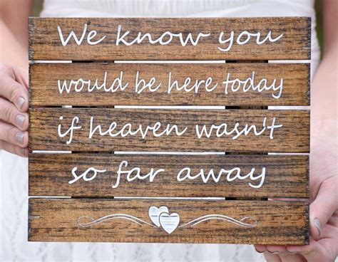 We Know You Would Be Here Today If Heaven Wasn T So Far Away Memory