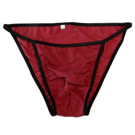 K Mens Sexy String Bikini Contoured Pouch Silky Soft Thin Semi C Thru Ebay
