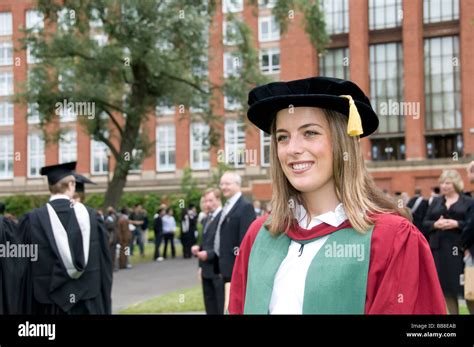 University student in Doctorate graduation gown Stock Photo - Alamy