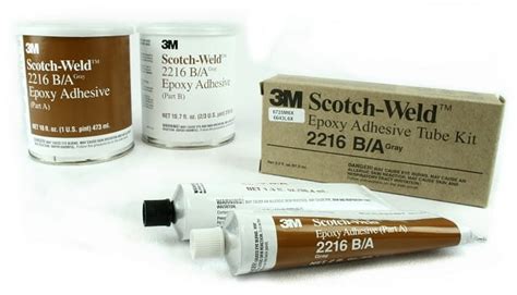 M Scotch Weld Epoxy Adhesive B A Gray Tube Kit Dragonplate