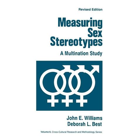 Cross Cultural Research And Methodology Measuring Sex Stereotypes A