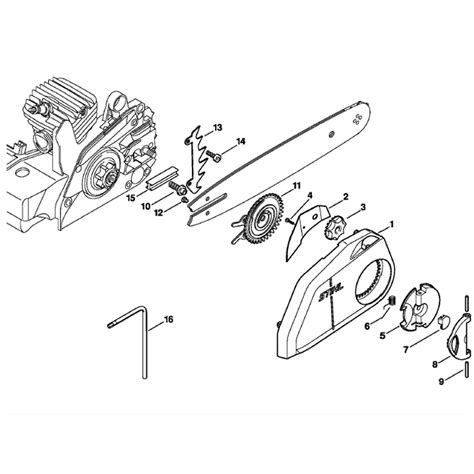 Stihl Ms 250 Chainsaw Ms250 C B Parts Diagram Quick Chain Tensioner