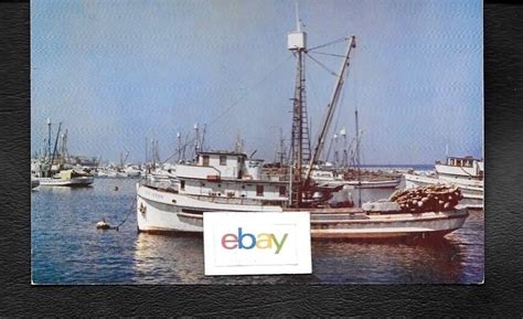 Monterey California And Purse Seiner Fishing Boats For Sardines 1940s