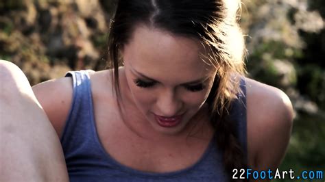 Babe Licking Her Toes After Cum Load