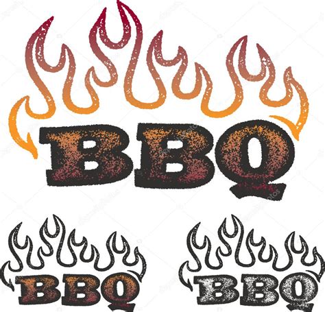 Bbq And Flames — Stock Vector © Daveh900 11602400