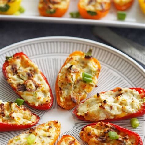 Cream Cheese Stuffed Peppers - A Food Lover's Kitchen