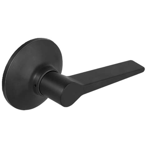 Defiant Freedom Matte Black Hallcloset Door Lever 32lex903b The Home Depot