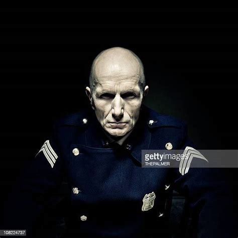 Police Man Black Background Stock Fotos Und Bilder Getty Images