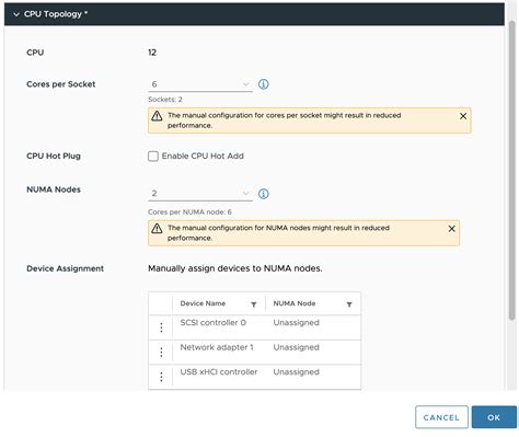 Vsphere Cpu Topology For Large Memory Footprint Vms Exceeding Numa