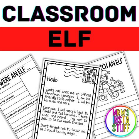 Classroom Elf Classroom Activities - Made By Teachers